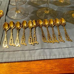 Vintage stainless steel tea spoon